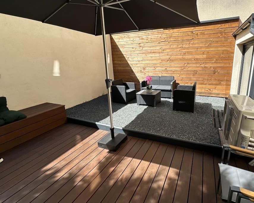 Le Briand Appartement 4Etoiles Nancy Thermal Cosy Avec Terrasse Wifi Exteriör bild