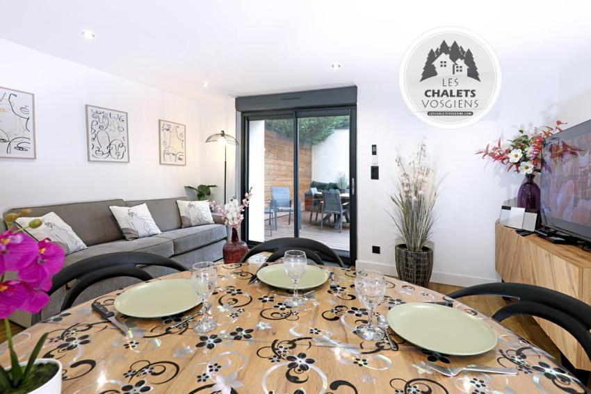 Le Briand Appartement 4Etoiles Nancy Thermal Cosy Avec Terrasse Wifi Exteriör bild